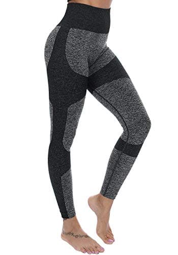 Womens Sport Leggings High Waisted Yoga Pants Butt Lift High Waist Seamless Running Workout Athletic Tight