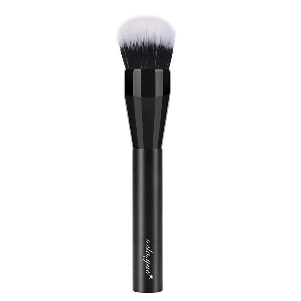Vela.Yue Large Domed Stippling Brush Duo Fiber Face Powder Foundation Blush Makeup Brush