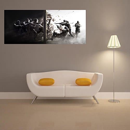 Mary-S Rainbow Six Siege Posters Video Games Wallpaper Home Decorative Painting Waterproof Back Glue Paper WYX135