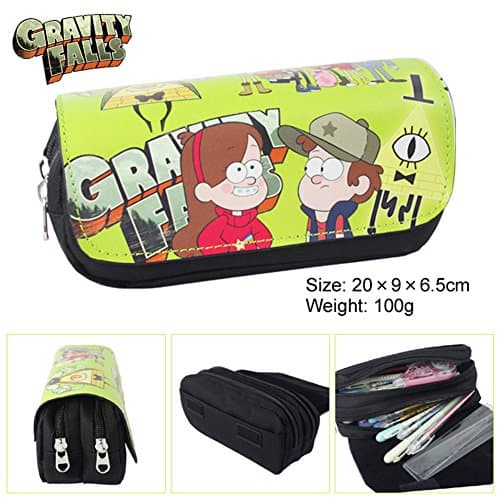 Lcrystal for Gravity Falls Stationary Pencil Holder Bag, Packing Organizer, Cosmetic Bag, Animation Purse