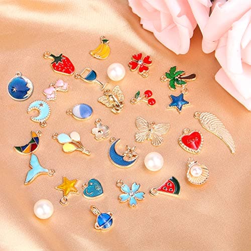 SANNIX 350Pcs Wholesale Bulk Lots Jewelry Making Charms Assorted Pendants for DIY Necklace Bracelet Earring Craft Supplies