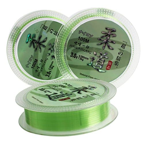 Alinshi Stealth Fishing Line Fluorescent Green(17.4LB/7.9KG, 0.285mm)