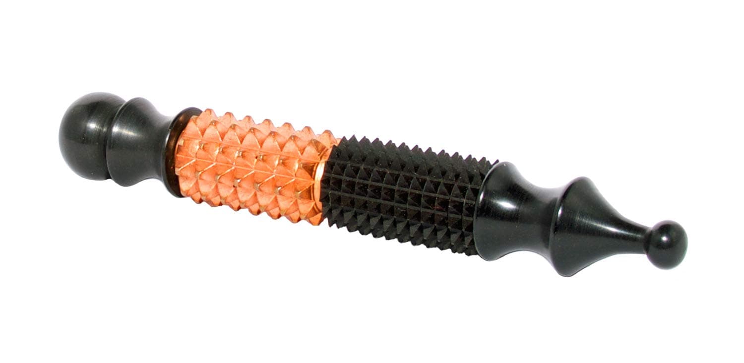 Rainbow safety Medical Grade Myofascial Release Massage Roller Professional Physical Therapy Tool Anti-Cellulite Deep Tissue Ionic Therapy (Twin Roller)