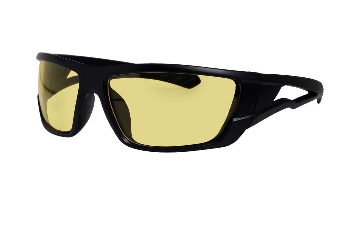 Night Vision HD Rectangular Unisex Sunglasses (NV-872 | Yellow)