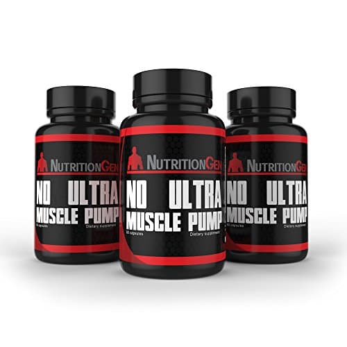 NO Ultra Muscle Pump: Best Nitric Oxide Supplement - Speed Recovery - Improve Circulation - Build Muscle - 90 Day"No Quibble" Guarantee