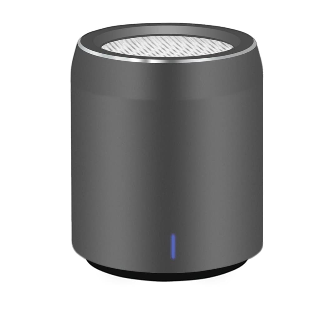 Mini Bluetooth Speaker Usmain Egg-Size Portable Bluetooth Box Subwoofer with Hands-Free Calling, Wireless BoomBoxers with AUX Output for Indoor and Outdoor-Grey