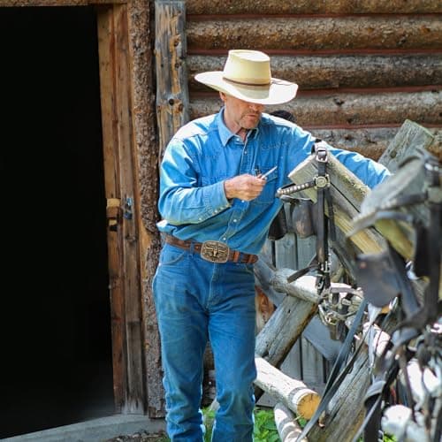 BISON DENIM Men's Western Cowboy Belt with Big Printed Engraved Buckle Strap Adjustable