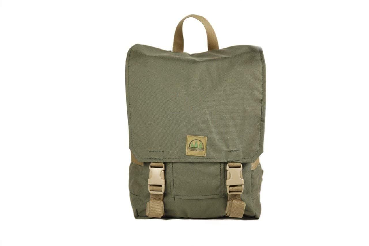 The Hidden Woodsmen, Day Ruck Scout, Bushcraft Pack, Haversack Backpack (Ranger Green)