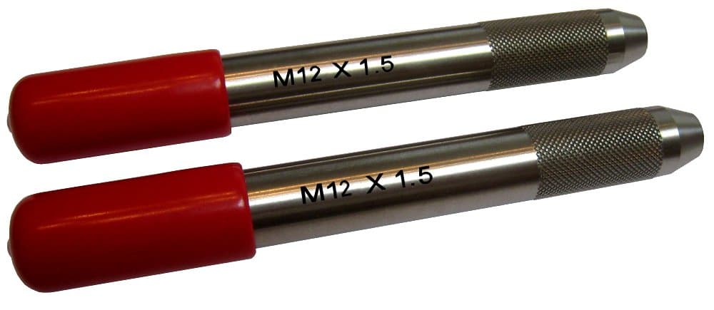 European M12 x 1.5 Professional Stainless Steel Wheel Hanger Studs (Set of 2)