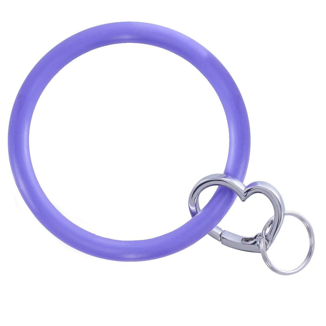 Silicone Bangle Key Ring by Soft Spot Co (Purple)