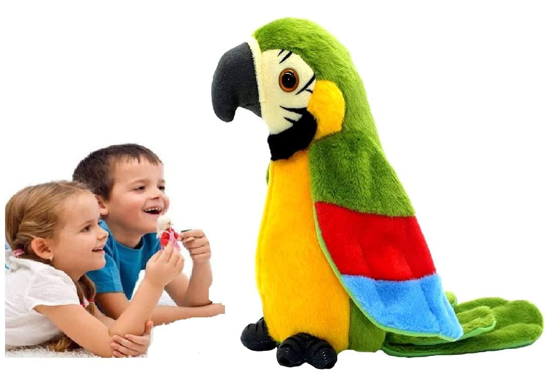 Wizme Kids Talking Parrot Toy, Talk Back Toys for Boys and Girls
