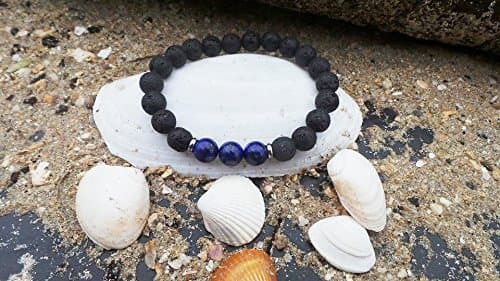 Soapstone and Lapis Lazuli bracelet for women