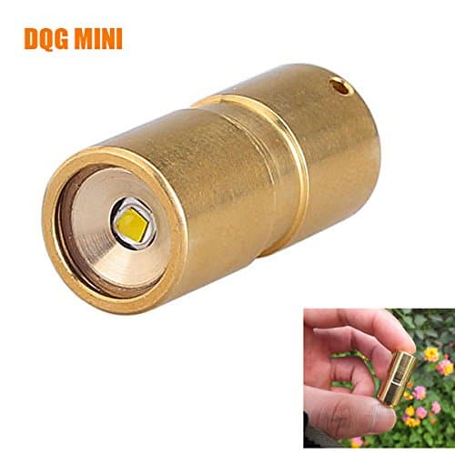 DQG Fairy EDC CREE XP-G2 R5 10180 Mini LED Flashlight Brass