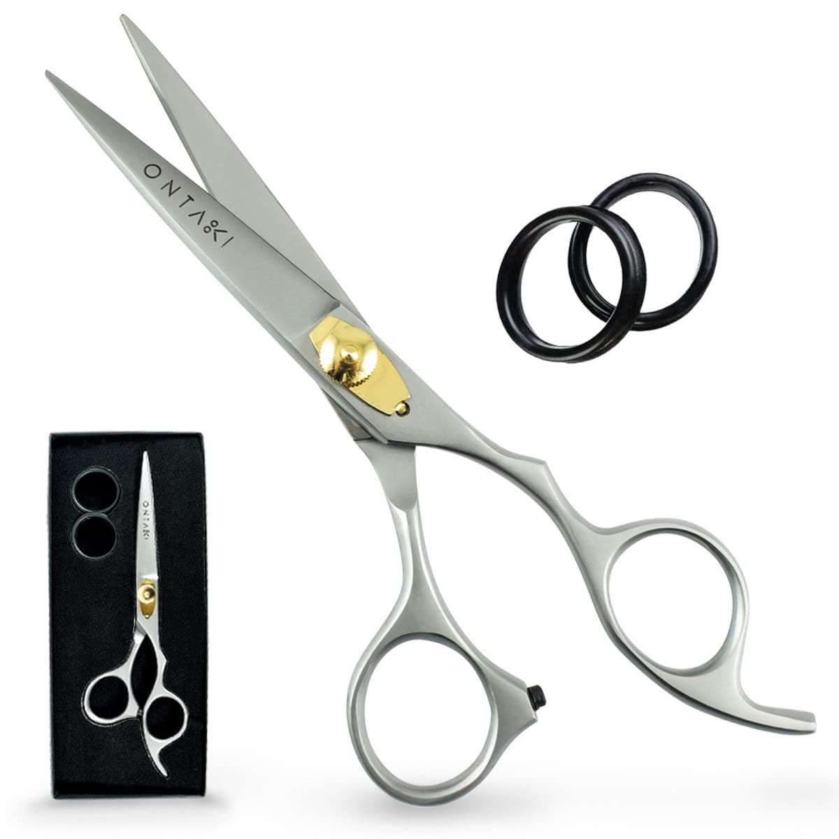 Hair Cutting Scissors - 6.5" Japanese Steel Hair Shears for Beard & Mustache - Hand-Forged Tool for Barbers - Men & Women - Haircut Scissors