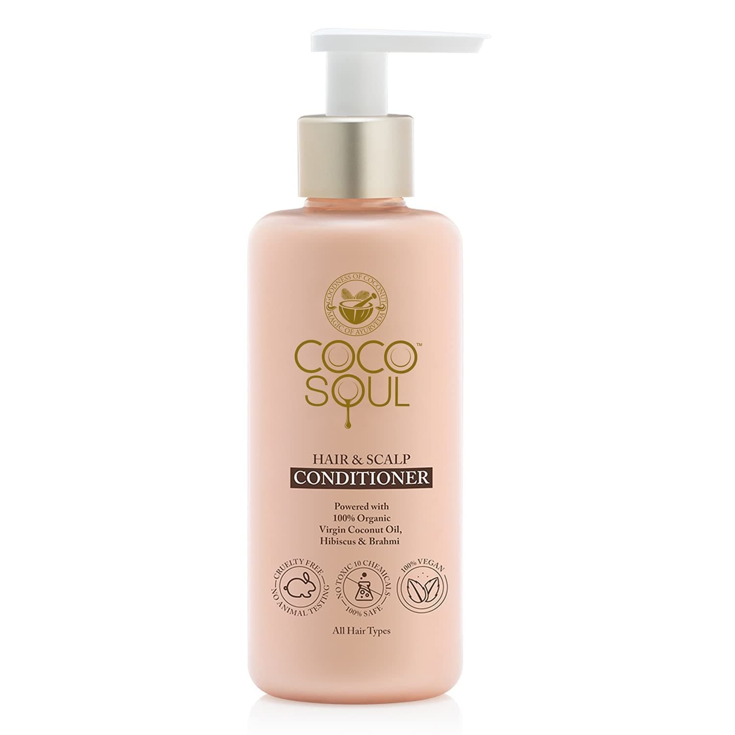 Coco Soul Conditioner - Hair + Scalp | With Coconut & Ayurveda | Paraben & Sulphate Free | 200ml