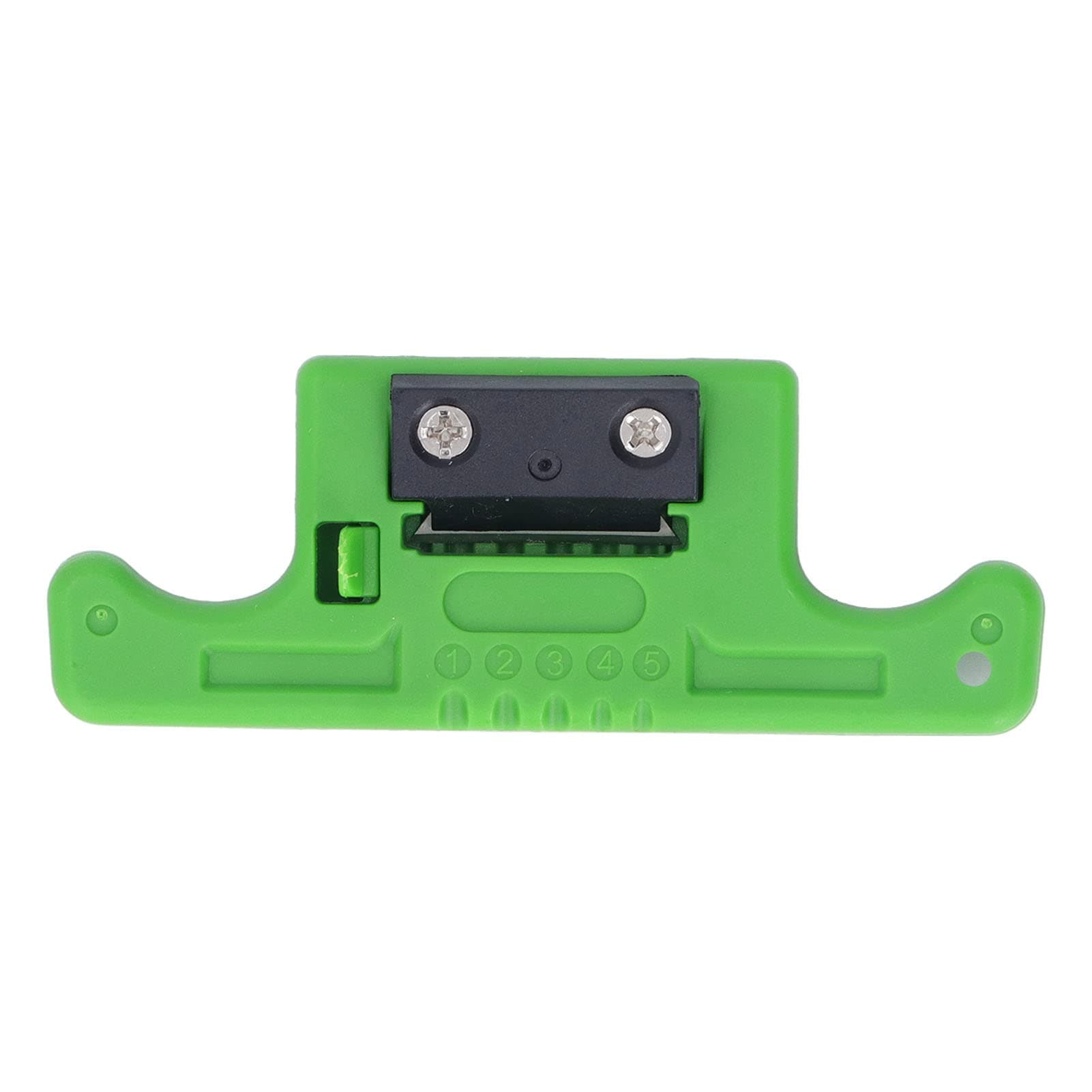 5 Wire Optical Fiber Stripper, Portable Fiber Optic Longitudinal Ribbon Stripper with Incisive Blade, Cable Splicing Tool for 1.9-3.0mm Optic Fiber Cable(Green)