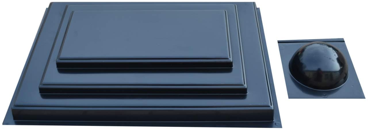 Plastic Molds Fence Pier Cap Concrete 17.71 in x 12.20 in x 2.76 in (450x310x70mm) #P19