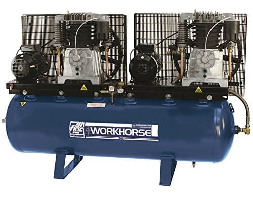 FIAC Workhorse WRD18-250S-3 400v Duplex Belt Drive Industrial Air Compressor