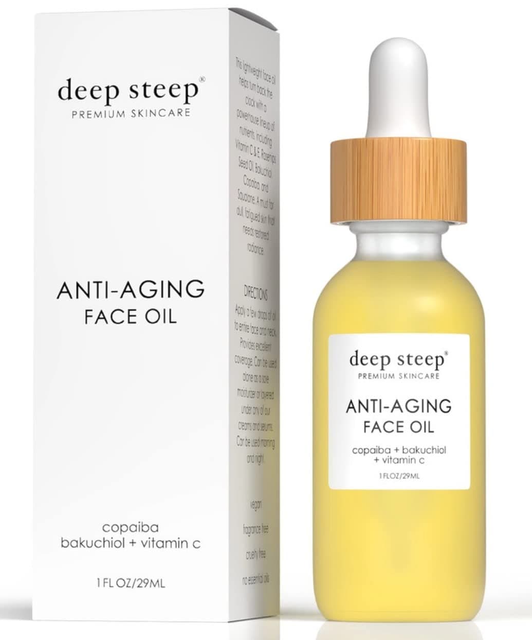 Deep SteepSkin Care Line- Face Oils (Anti-Aging Face Oil, 1 oz)