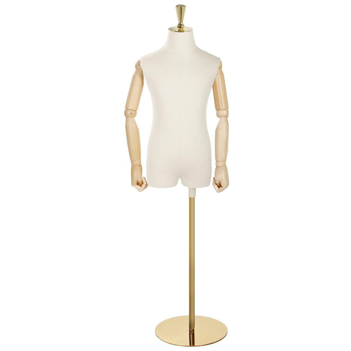 GDD Female Tailors Dummy Tailors Dummy Children Mannequin Metal Dressmakers Dress Forms 2-8 Years Old Children's Clothing Store Show (Color : A, Size : L)