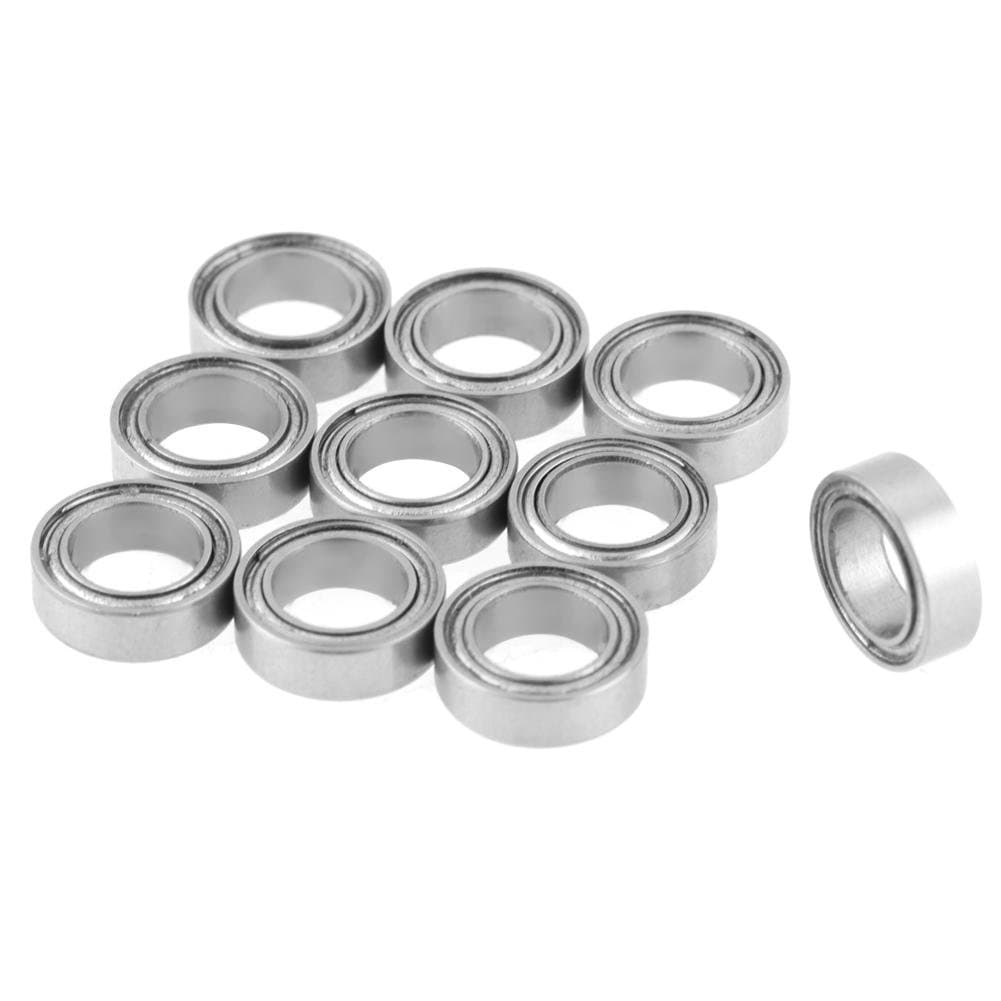 WALFRONT 10pcs MR85ZZ Miniature Double Dhielded Metal Ball Bearings 5x8x2.5mm