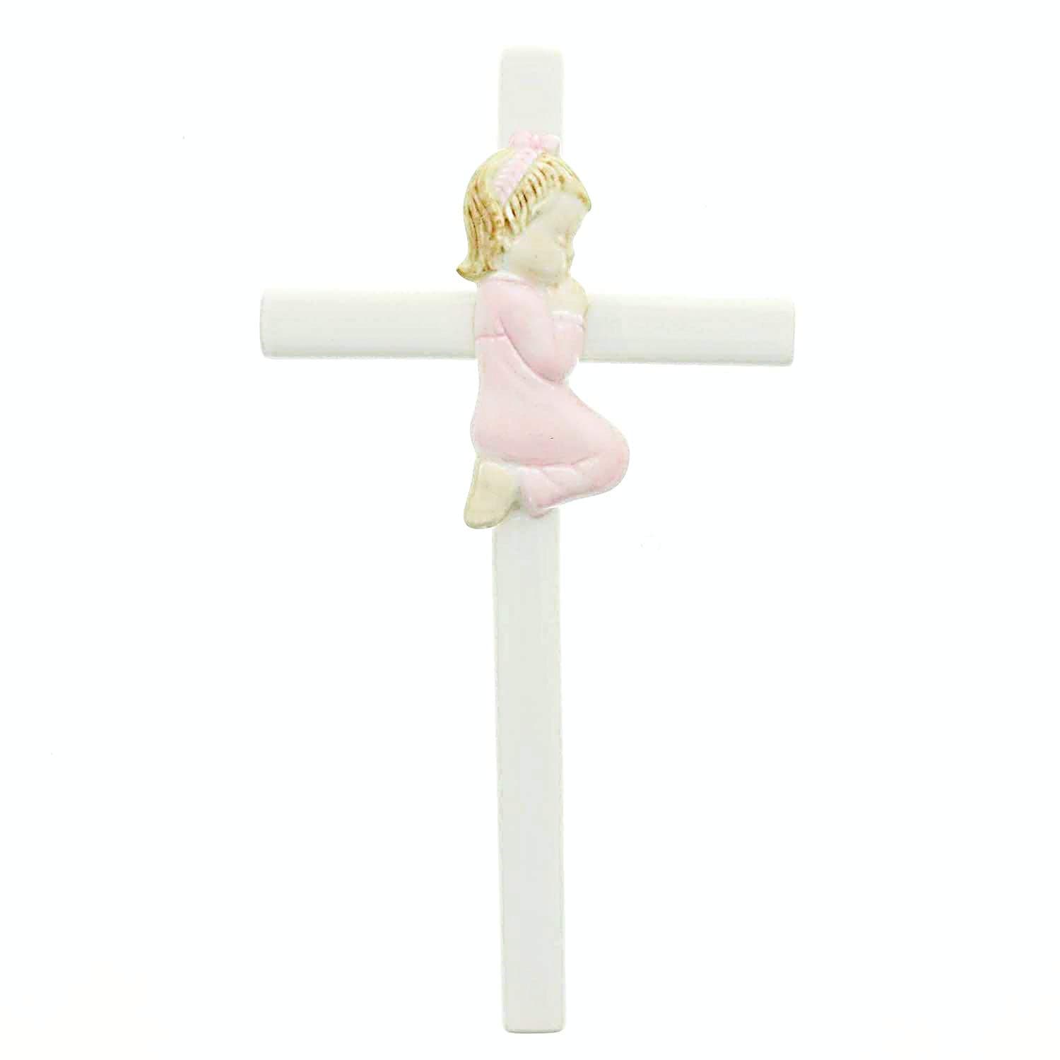 Giftware Inc., Children's Gifts, New Baby, 7.5" H Valencia Praying Girl,Religious, Inspirational, Durable (7x1x2)
