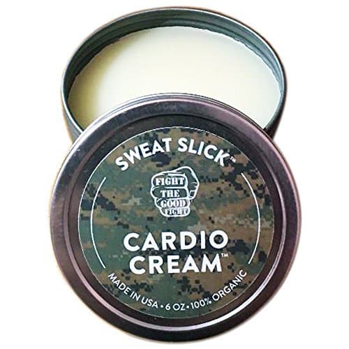 Sweat Slick Cardio Cream - 100% Organic- Maximize Your Cardio Workout with Sweat Slick Sweat Cream! Fight The Good Fight The #1 Trusted Choice of Professional Fighters (Made in USA) - 6 OZ.