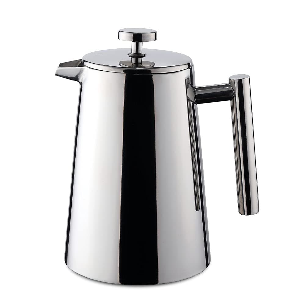 Polished Stainless French Press Coffee Maker, 34-ounce