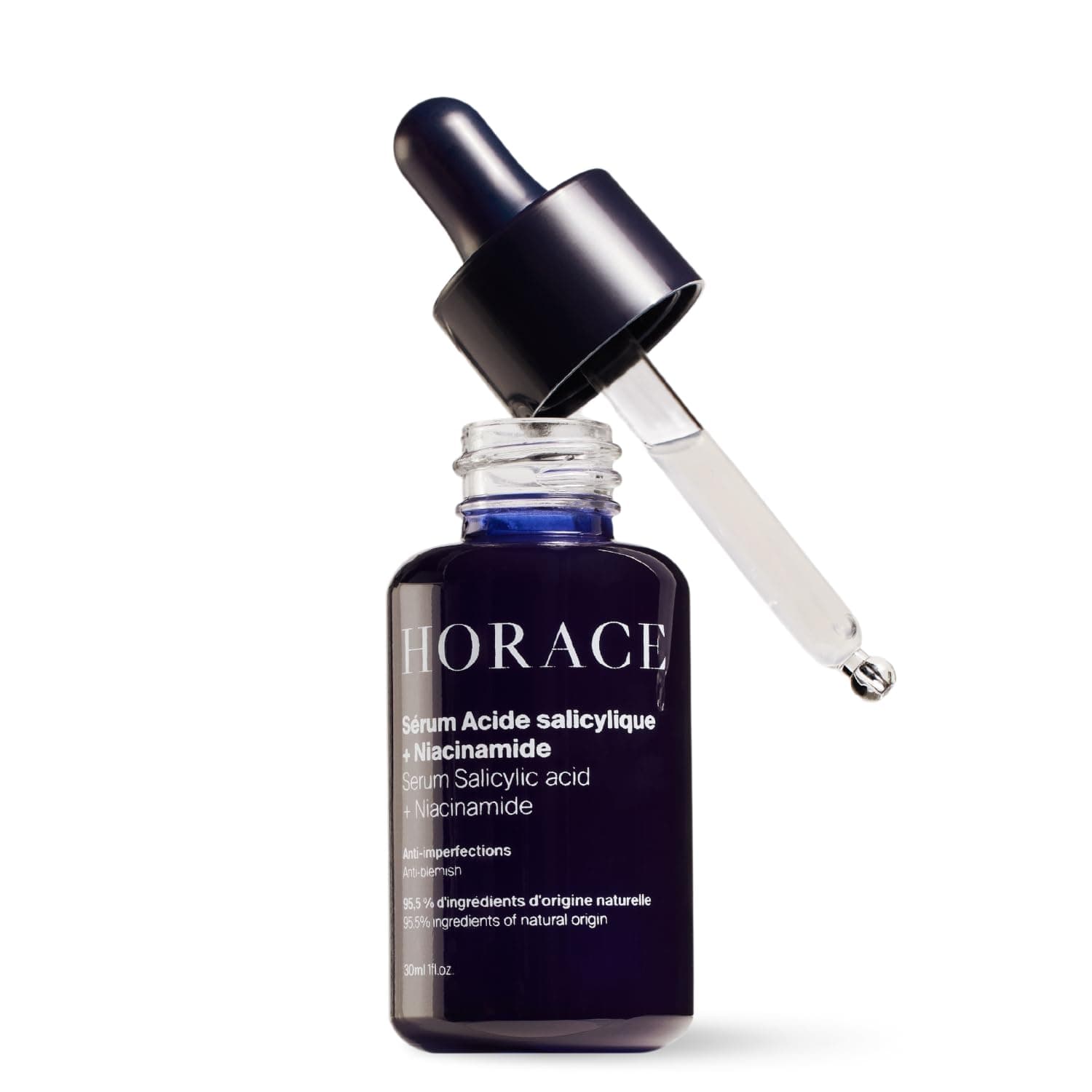 Salicylic Acid + Niacinamide Face Serum for Men – Anti-Blemish Treatment for Pore Tightening, Smoother Skin, and Redness Reduction – Vegan Skin Care for All Skin Types – Unscented, 30ml