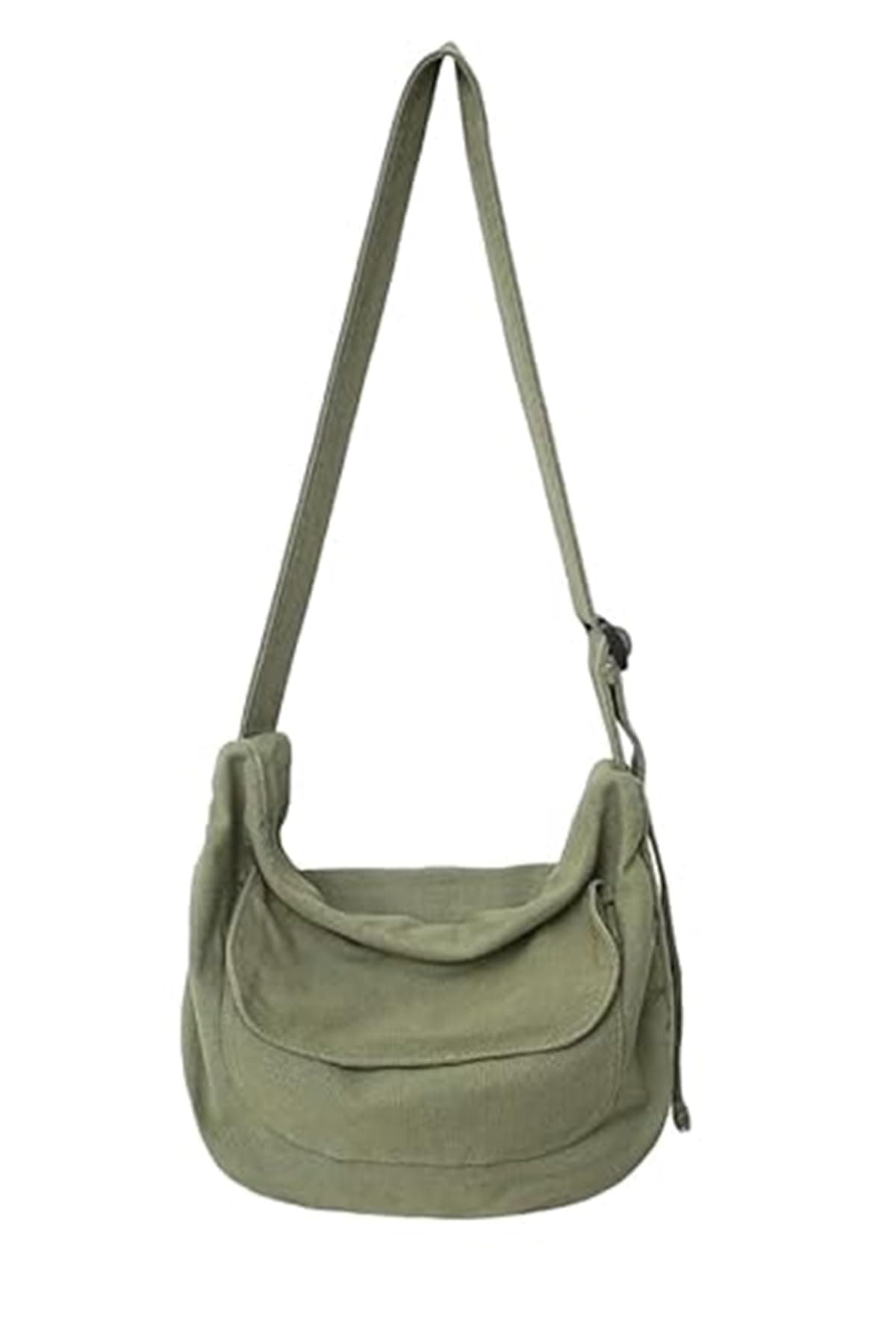 Glowic Canvas Sling Bag for Men & Women | Spacious Casual Crossbody Shoulder Bag | Lightweight Travel Messenger Bag for Daily Use & College