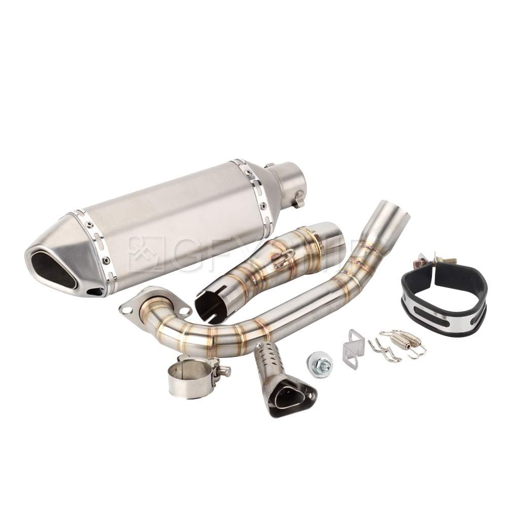For Yamaha XMAX 250 XMAX 300 2017 2018 2019 Escape Slip-on Motorcycle Exhaust Pipe And Link Pipe System (E)
