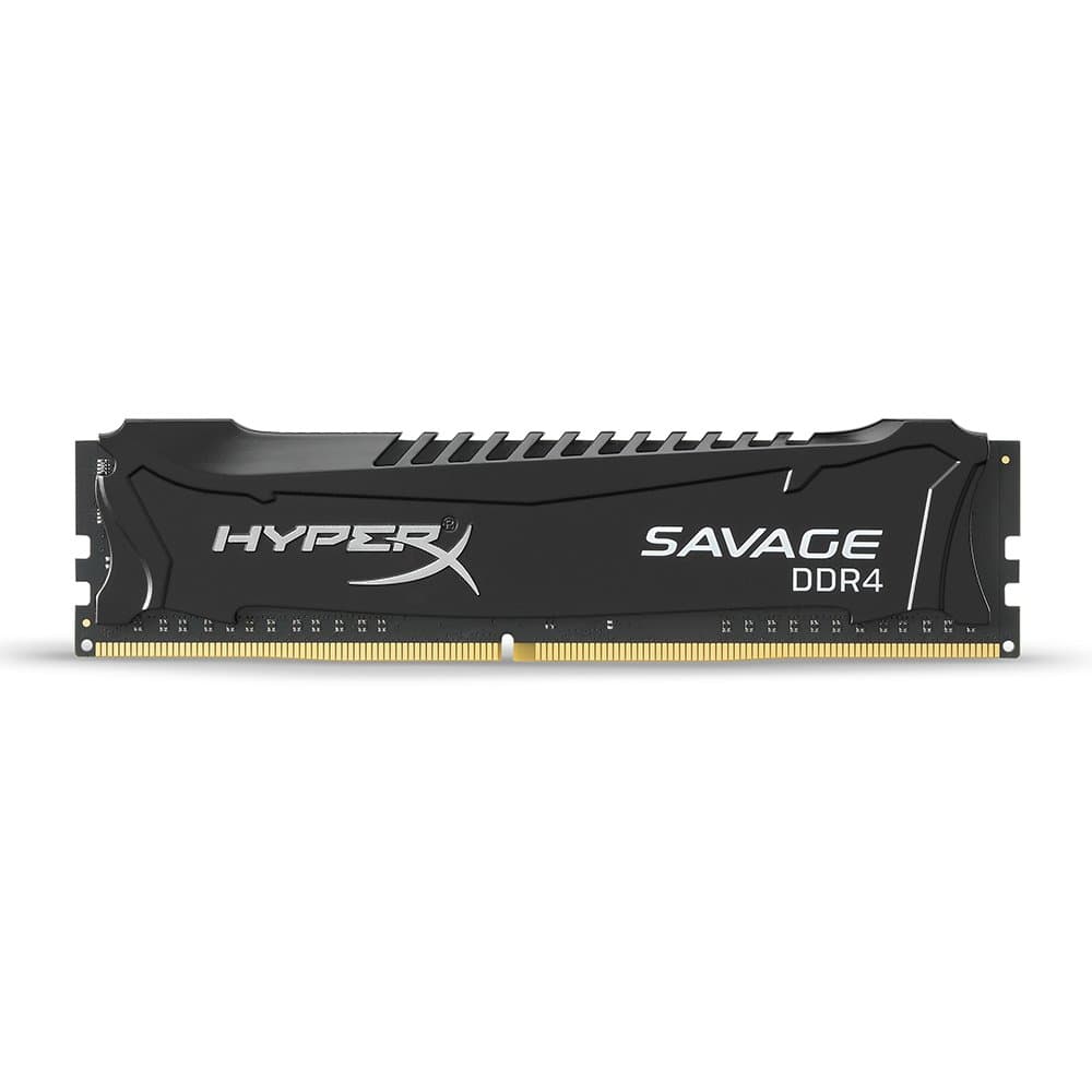 HyperX Kingston Technology Savage Black 4GB 3000MHz DDR4 CL15 DIMM XMP Memory (HX430C15SB2/4)