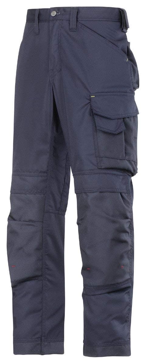 Snickers 33119595048"CoolTwill" Craftsmen Trousers, Navy Blue, 48
