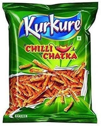 – Kurkure Chilli Chatka Best Savoury | Spicy Crunchy Snack - (Pack of 6)