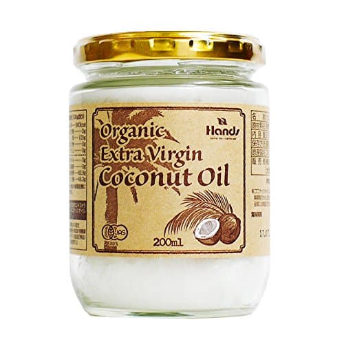 Hands organic JAS certified organic extra virgin coconut oil 200ml