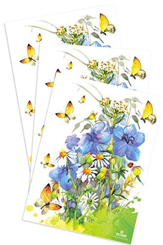 Petani Floral Baby Shower Decorations Neutral, 50 gender Reveal Baby Prediction And Advice Cards, 5X