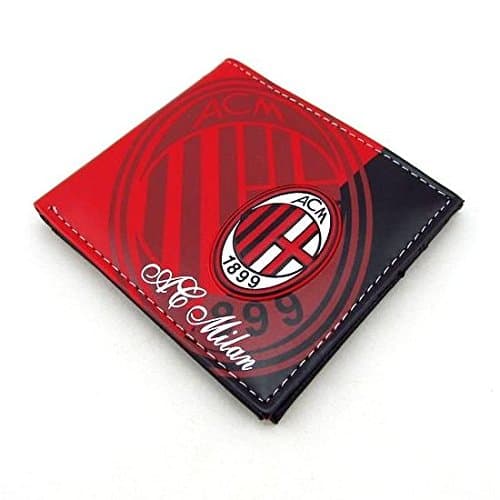 AC Milan Football Soccer Club 3D Faux Leather PVC PU Wallet Purse Billfold 5 Card Slots