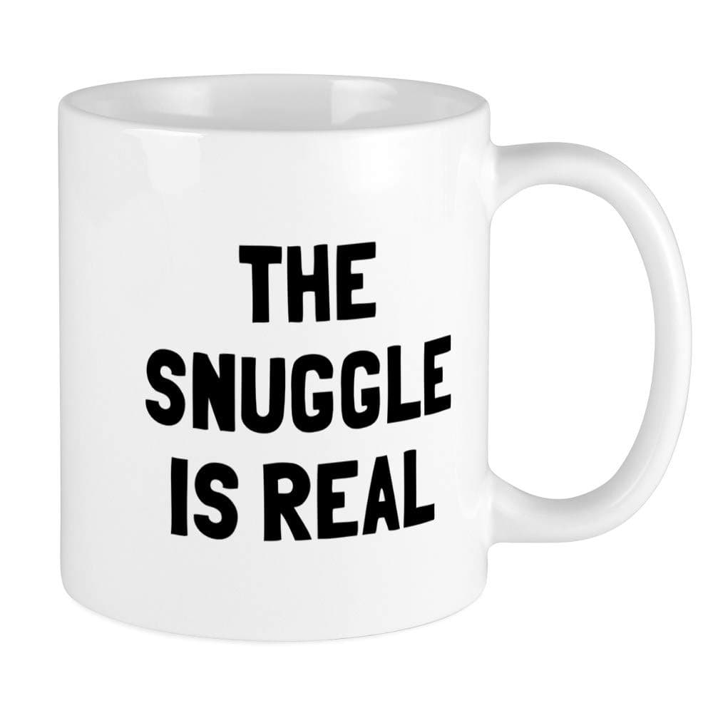 CafePress The Snuggle Is Real Mug 11 oz (325 ml) Ceramic Coffee Mug