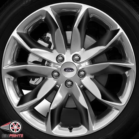 RP1052-GLBLK - Fits 2014 Ford Explorer 20''Wheels- Gloss Black (Vinyl Graphics)