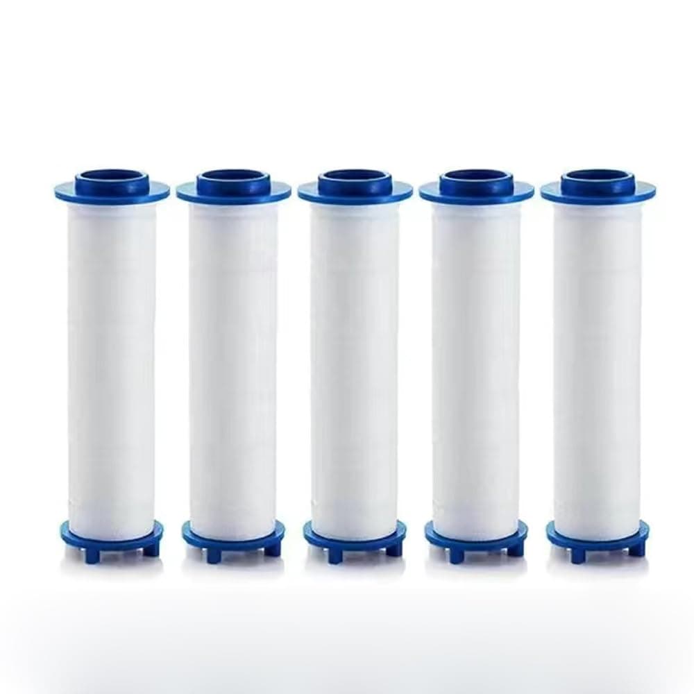 Shower Head High Pressure Handheld Shower Head with Massage 3 modes hard water with filter shower head Mist Booster Hydrojet Shower Head (10*Filter Cartridge)