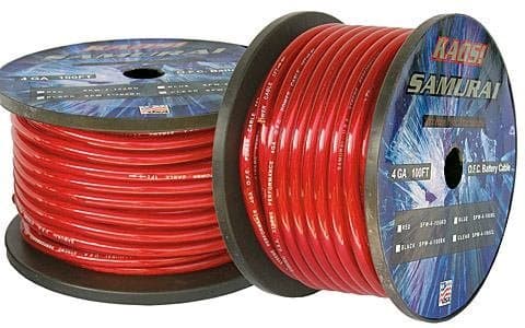 Samurai 4-Guage 100FT Power Wire ROLL