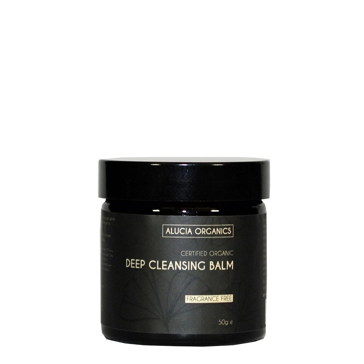 Certified Organic Deep Cleansing Balm 50g - Pure, Natural, Cruelty Free, Hot Cloth Method, for Removing Makeup, Impurities (Unscented)