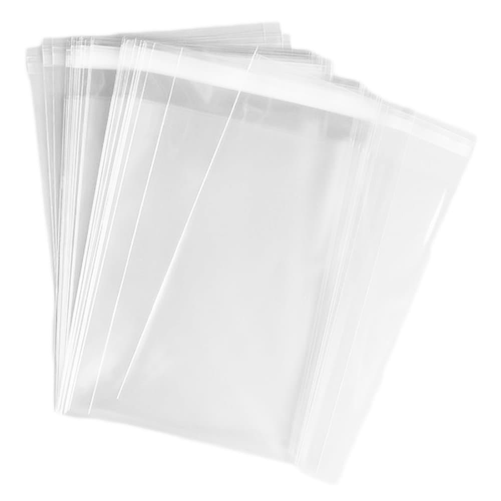 Resealable Poly Bags,Kipokalor Clear Flat Cello/cellophane Treat Bags 200pcs 5x5 Inch(2.8 mil) for Candle, Soap,Gift Supplies.