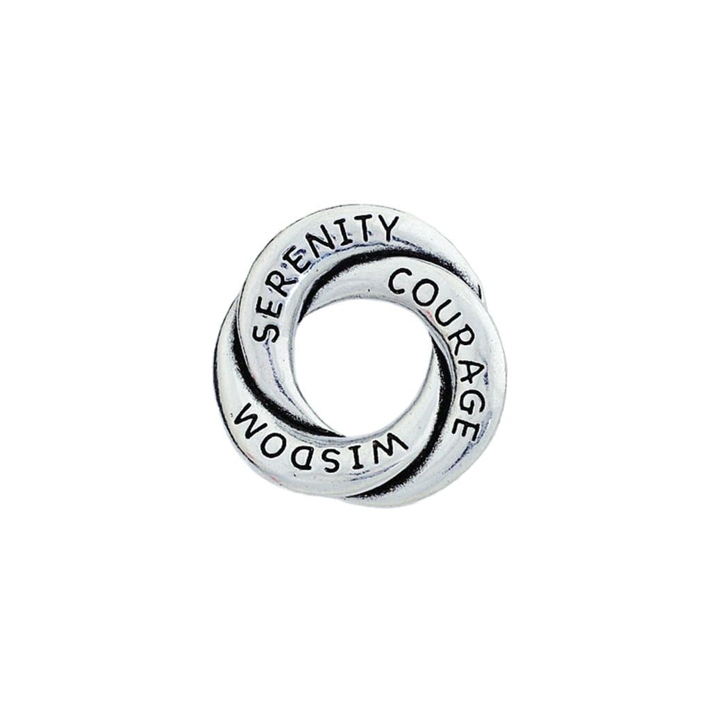 Pocket Reminder-Serenity Prayer/Knot-Pewter