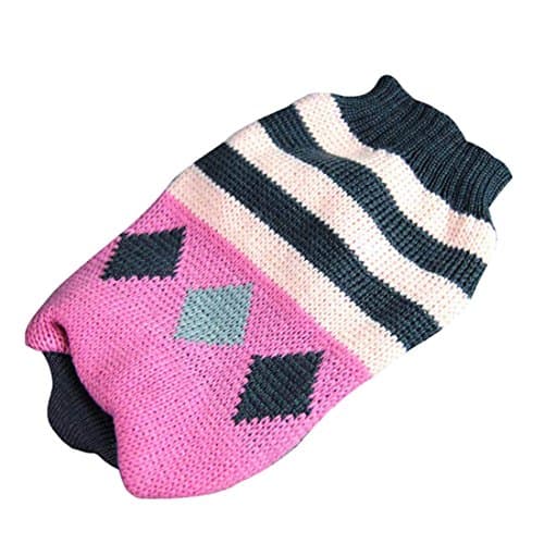 Pet Winter Woolen Sweater Clothing Warm High Collar Coat (XL) Misc.