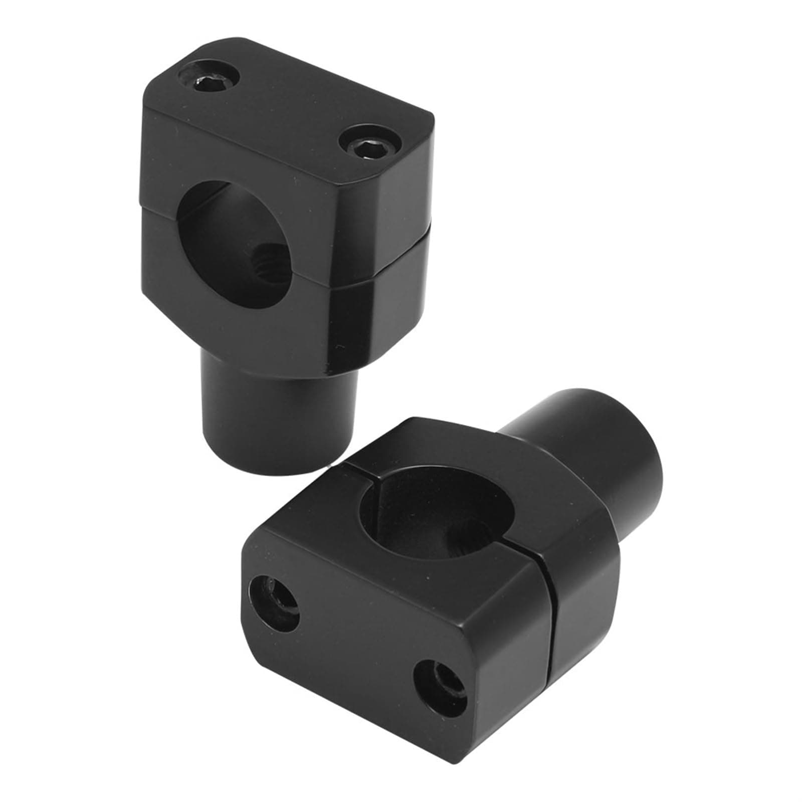 WUURAA handlebar parts decoration Motorcycle Black 22mm Cafe Racer Handlebar Riser Clamp For CB400 CB200