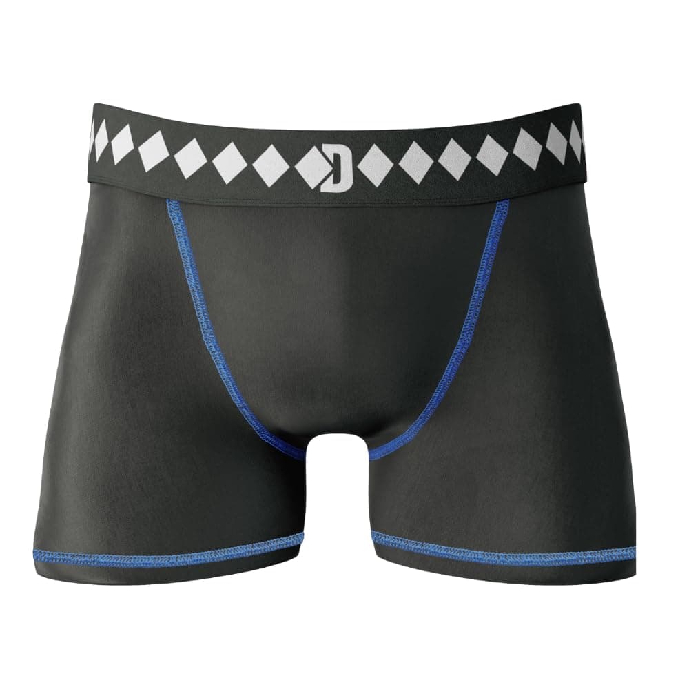 - Compression Shorts with Built-in Jock Strap Supporter with Athletic Cup Pocket for Sports