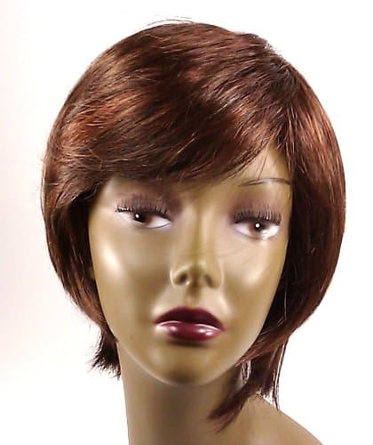 Short Dark Brown Wig – Quality Kanekalon Synthetic Hair Loss Replacement Natural Looking Fashion for Women