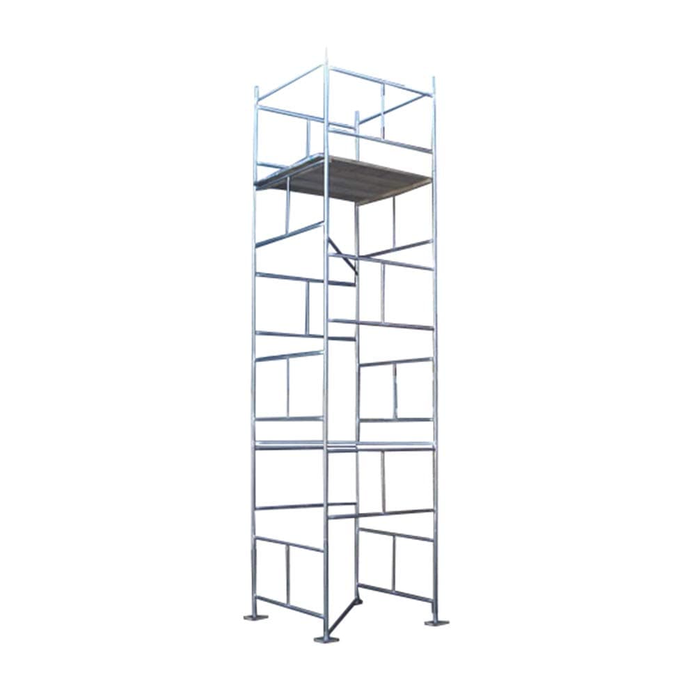 Classic 6.3m (WH) DIY Galvanised Scaffold Tower 4' x 4' Base Size