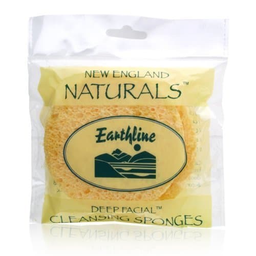 New England Nautrals Earthline Deep Facial Cleansing Sponges Model No. 208 - 2 Pack